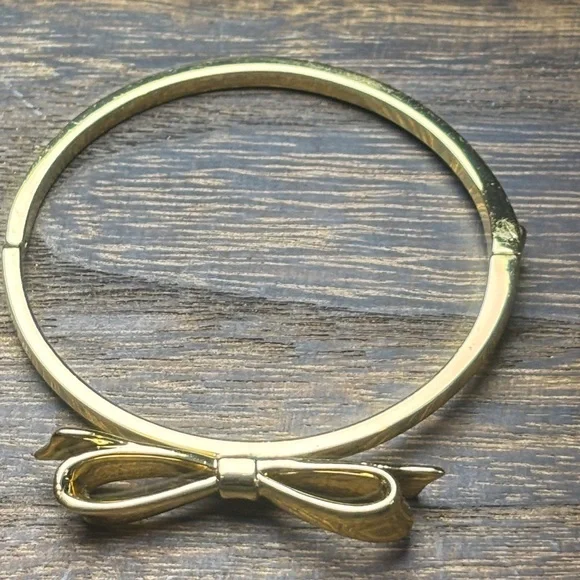 kate spade Gold Bow Bangle Bracelet - Picture 5 of 10